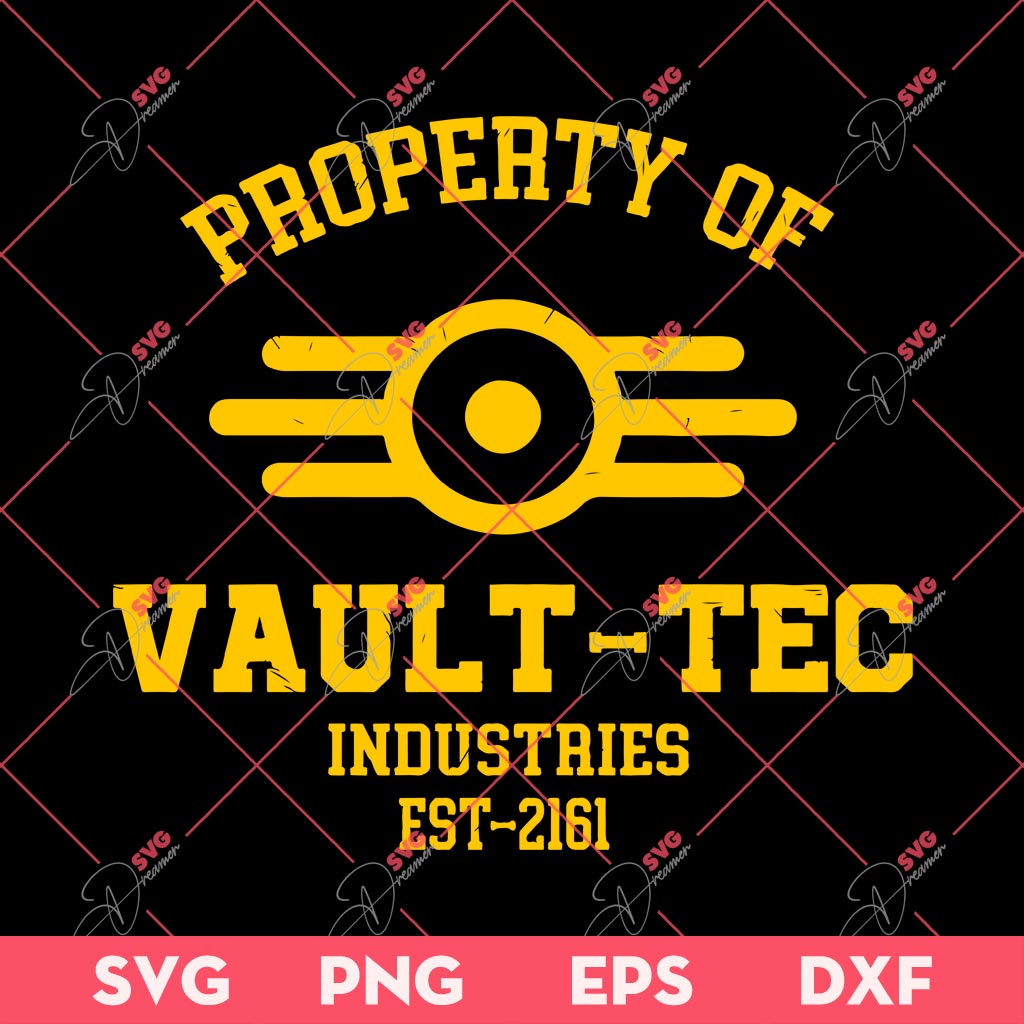 Property Of Vault-Tec SVG, Vault Tec Corporation SVG PNG, Fallout SVG PNG -  SVG Dreamer